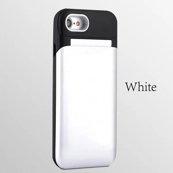 White Зеркальный флип-чехол для iPhone X, 8, 7, 6, 6S Plus, Fundas, многофункциональный кошелек, подставка, держатель, чехол, макияж, чехол для телефона, s+ отделения для карт, Coque - Цвет: White