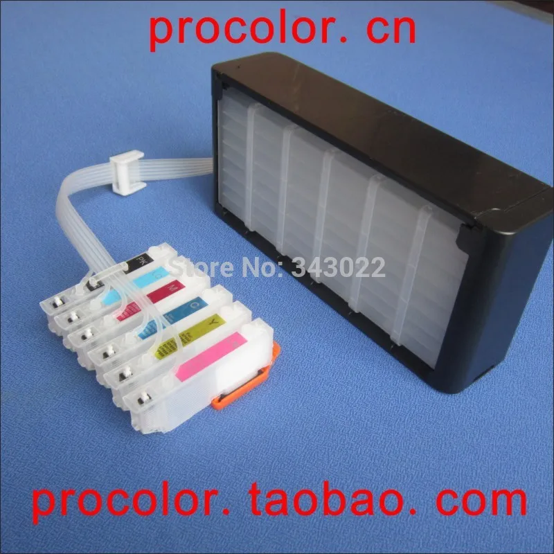 Новая американская версия ciss для epson XP 850/XP 650/XP 750/XP 950 (T277XL1 T277XL6) с чипом ARC (не