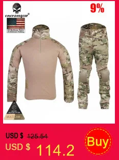 SINAIRSOFT Тактический G3 BDU Камуфляж Боевая униформа для страйкбола рубашка брюки с наколенниками Военная MultiCam охотничий камуфляж одежда