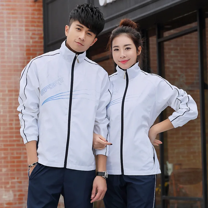 Мужская спортивная одежда весенний ветрозащитный спортивный костюм с принтом