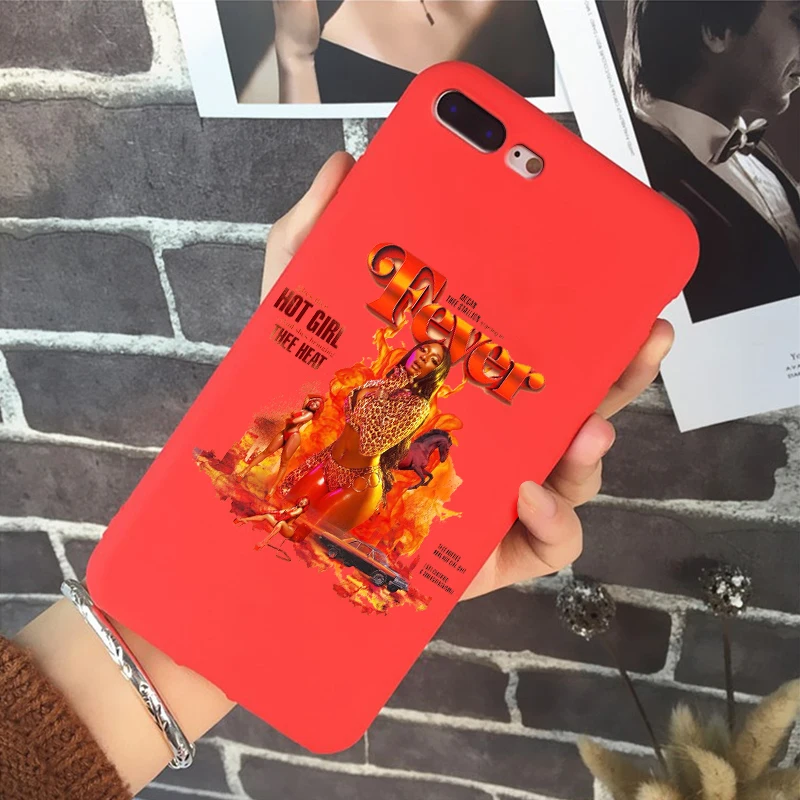 R-5613 Megan thee жеребец fever мягкий силиконовый карамельный цвет чехол для телефона для iPhone X XR XS MAX 6 7 8 plus 6s лучший дизайн корпуса - Цвет: R-5613
