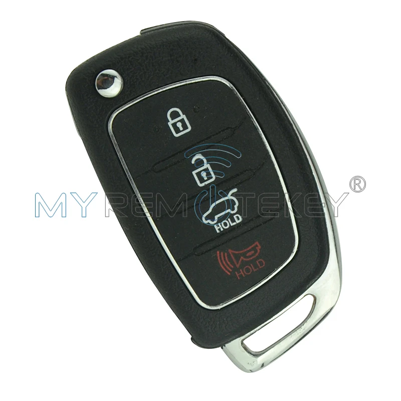 5 шт. откидная оболочка ключа дистанционного управления 4 кнопки TOY49 для Hyundai Elantra
