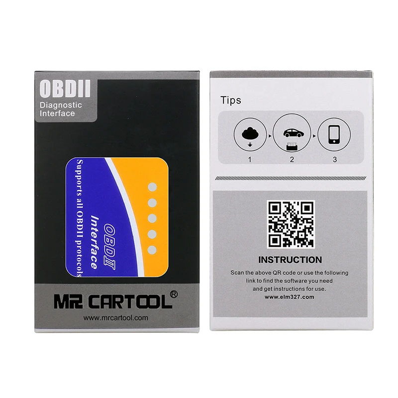 Топ БД профессиональный инструмент диагностики OBD2 OBD II ELM327 ELM 327 V1.5 Bluetooth