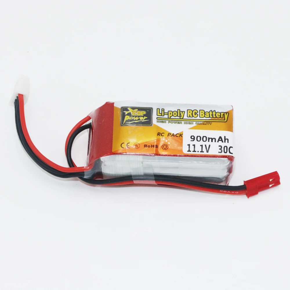 ZOP power RC LiPo аккумулятор 3S 11 1 V 900mAh 30C Max 60C JST разъем для радиоуправляемого