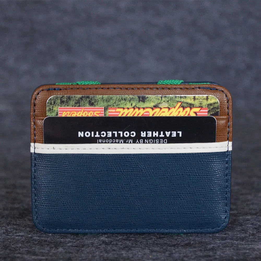 Мужской кошелек с клипсой для денег мини из натуральной коровьей кожи 2018|card purse|men