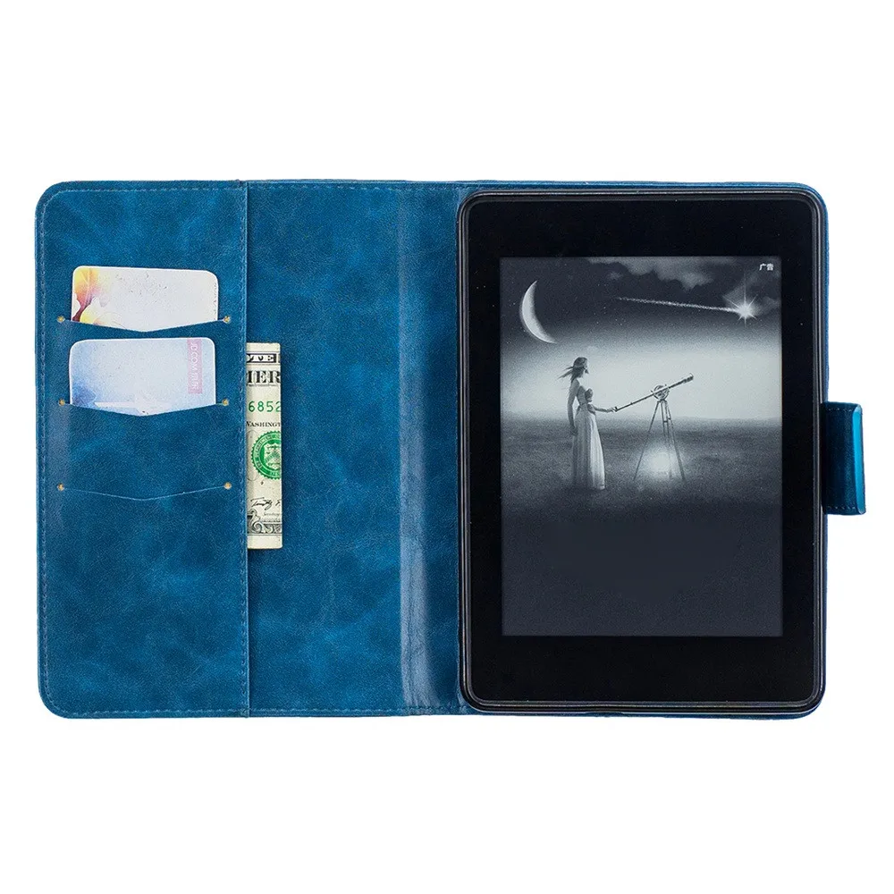 Новинка Kindle Paperwhite 4 10 поколение чехол защитный чехол ультра тонкий модный Чехол-книжка из искусственной кожи Z513