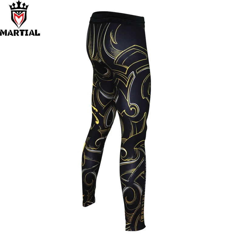 Боевые: сублимации Козерога дизайн тайские боксерские штаны черные спортивные