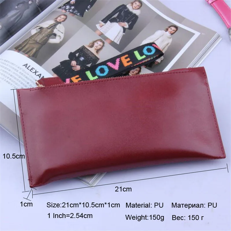 Женский кошелек женские кошельки из искусственной кожи длинные съемный