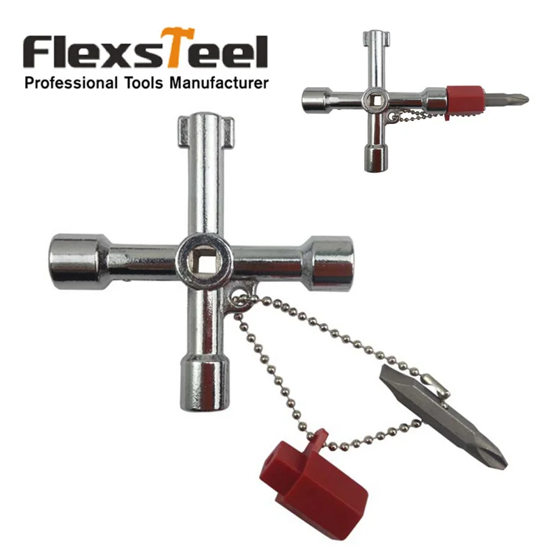 Универсальный многофункциональный гаечный ключ мини-ключ крестовой с отверткой