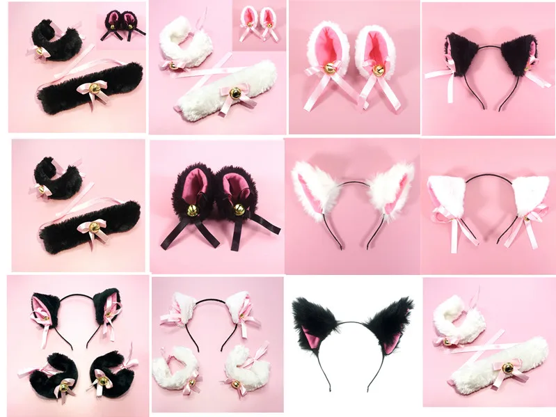 Cos милые плюшевые домашние тапочки с украшением в виде кошачьих ушек лента для