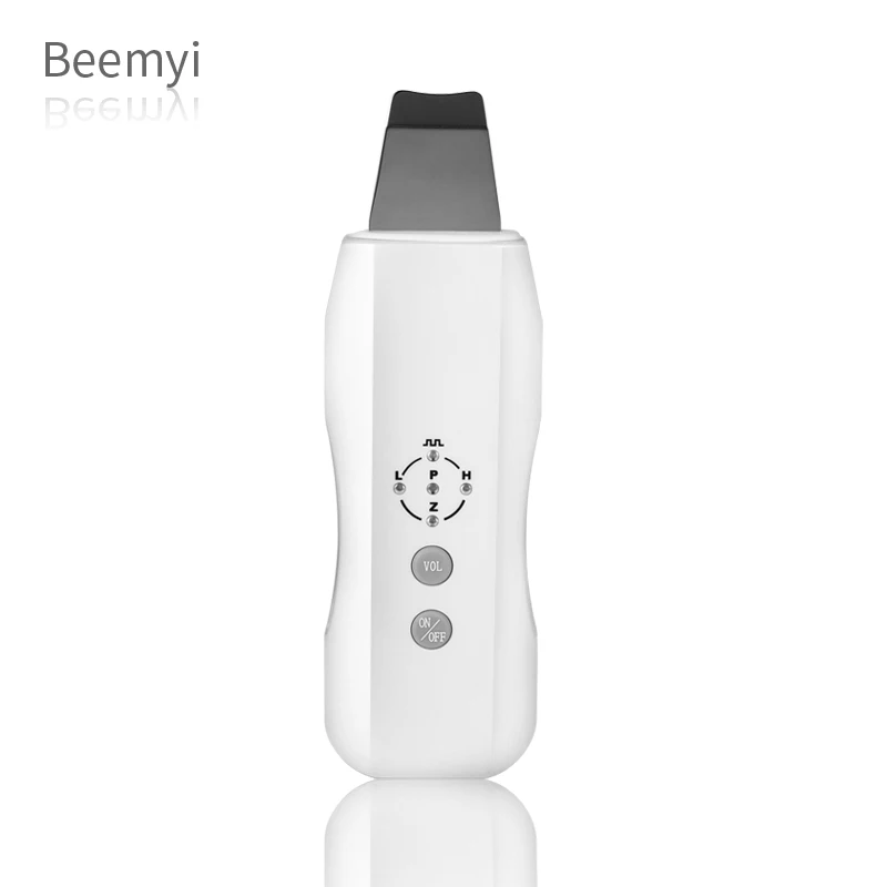Rechargeable Ultrasonic Face Skin Scrubber Facial Cleaner Peeling Blackhead Removal Exfoliating Pore Machine | Красота и здоровье
