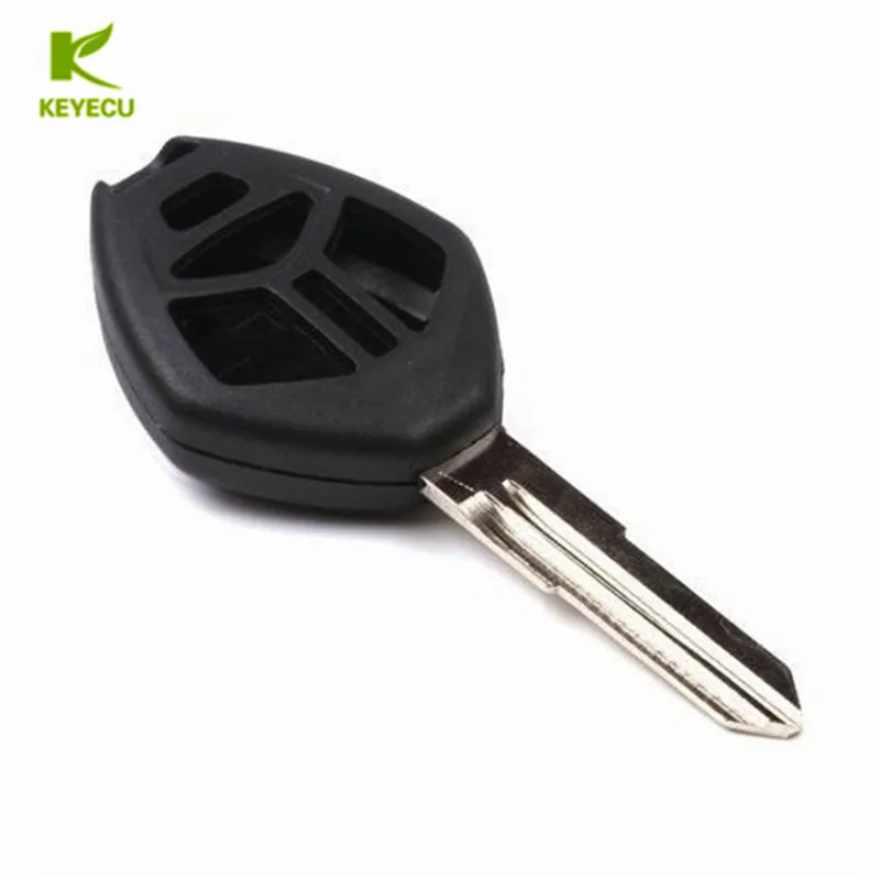 Брелок KEYECU для дистанционного ключа с 4 кнопками чехол Mitsubishi Galant Lancer Eclipse лезвием