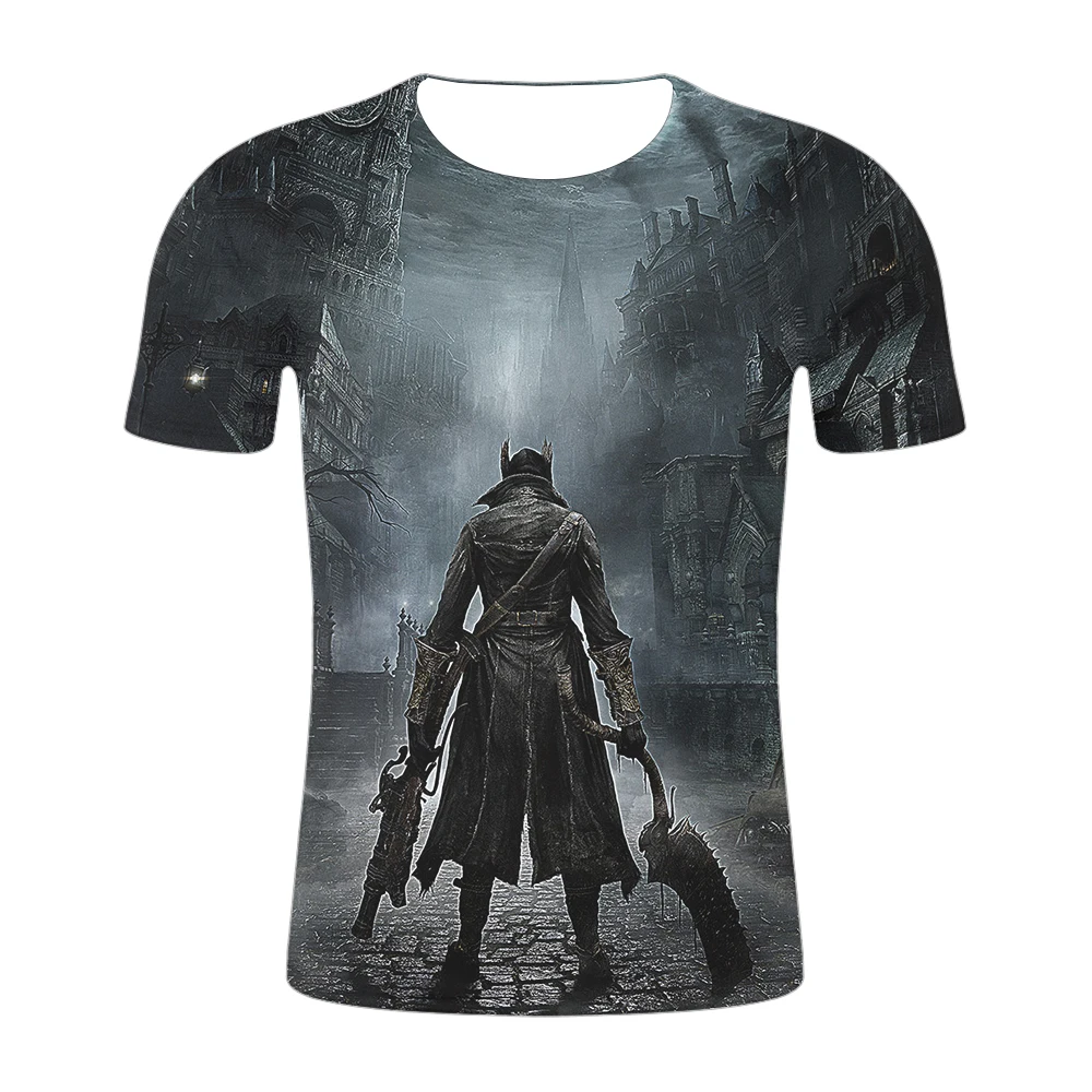 Модная классная забавная футболка для мужчин игра в крови 3 футболки с 3D-принтом