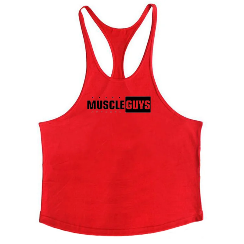 Muscle Guys New Brand clothing Bodybuilding Fitness Men Tank Top Wear Vest Gyms Stringer Undershirt | Мужская одежда