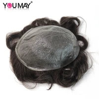 ultra thin pu mens wig toupee skin invisible hairpieces replacement v loop pu system men human hair wigs 220 8x10 you may