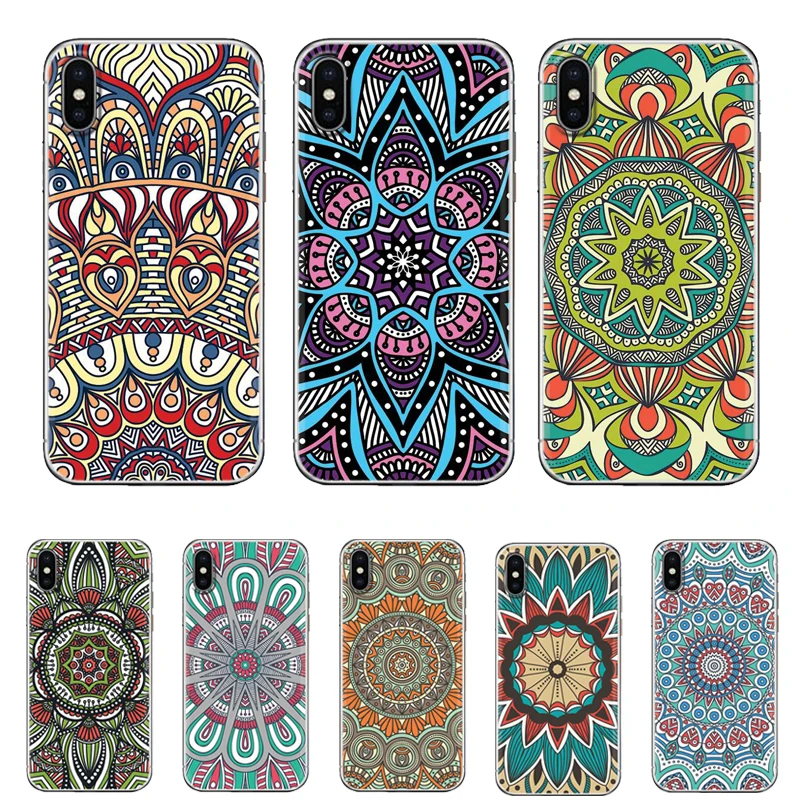 Back Phone Cover For Huawei P20 Lite/ Honor 8X/ Mate20 Pro/ Mate10 Lite Colorful Totem Series Case |