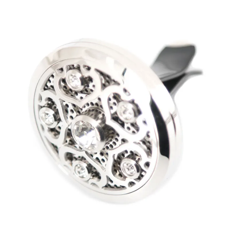 Аксессуары для автомобиля серебряный кристалл 38 мм диффузор из нержавеющей