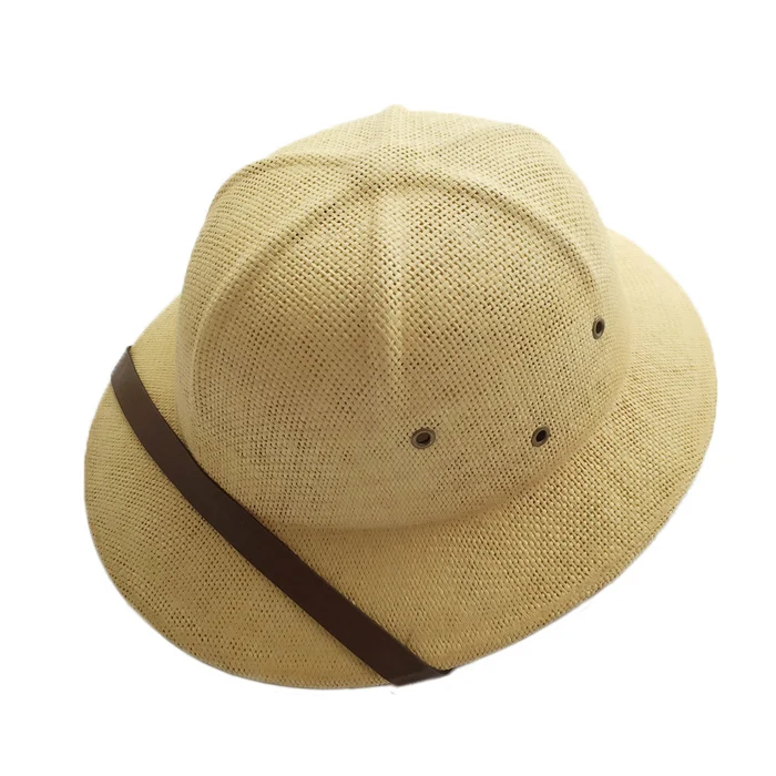 Новинка, соломенный шлем Toquilla, шляпы от солнца для мужчин, во Вьетнаме, в армии, шляпа для папы, канотье, Панама, шапки сафари, джунгли, шахтеры, шапка, B-8268