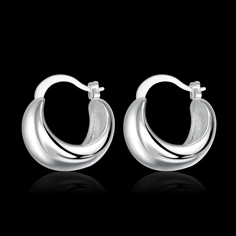 E052 Оптовая Продажа Модные с серебряным покрытием Jewelry серьги падение кольца леди