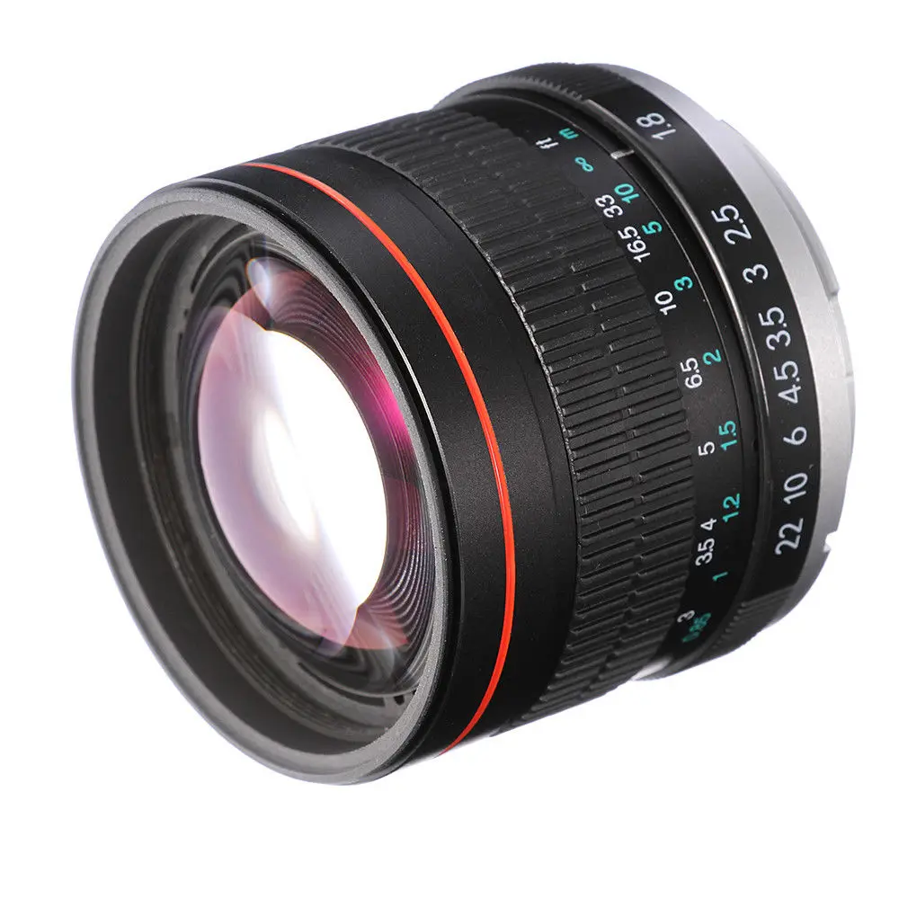 85 мм F/1,8 MF ручной фокус портретный объектив для камеры Nikon D7200 D7500 D5300 D5600 D3400 D750 D90