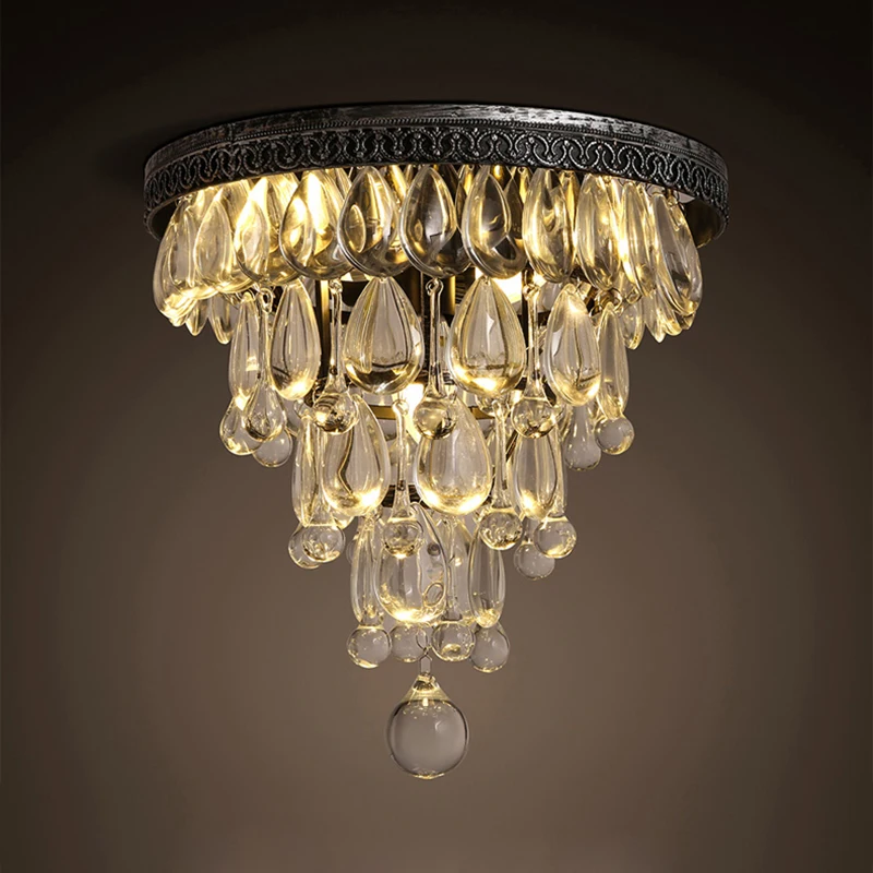 Потолочный светильник в стиле лофт индастриал Европейский металлический