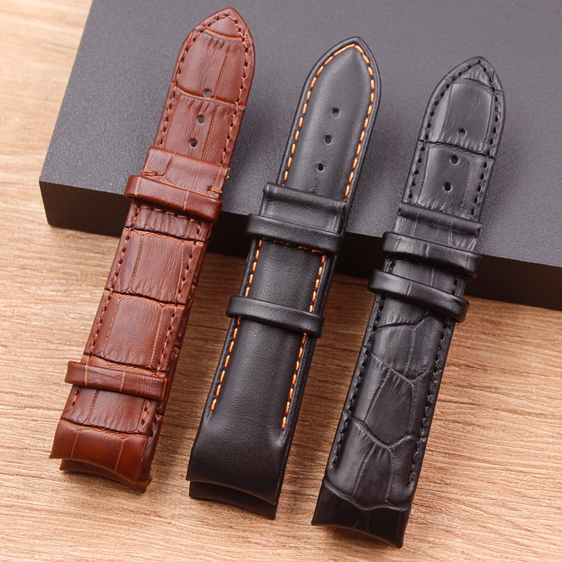 Аксессуары для часов Tissot Tutu T035 кожаный ремешок T035627 T035617 T035407 T035410A мужской