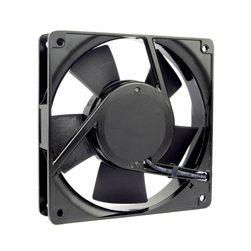 Alseye AC 220/240 В 120 мм вентилятор металлический каркас 12 см охлаждения с крышкой 50/60 Гц