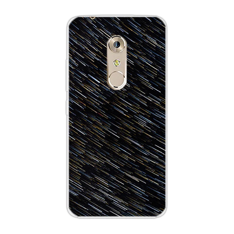 Для ZTE Axon 7 5 дюймов небеса задняя крышка Мягкий силиконовый чехол прозрачный ТПУ