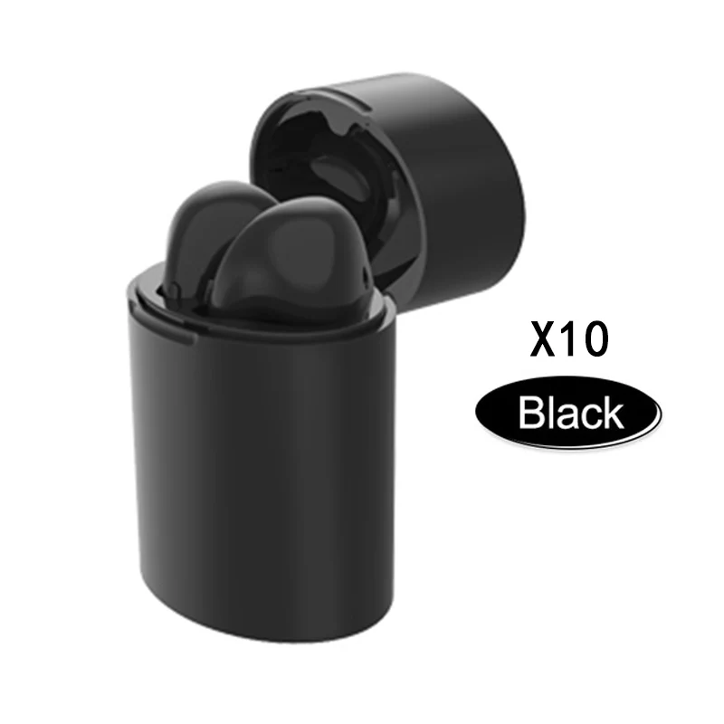 x10-black X10 мини беспроводные наушники Bluetooth стерео микро-наушники-вкладыши водонепроницаемый гарнитура с зарядным устройством для телефонов - Цвет: x10-black