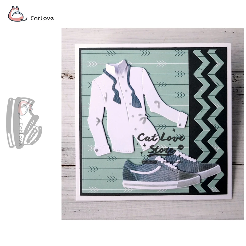 Тканевые туфли кроссовки металлические штампы трафарет для рукоделия