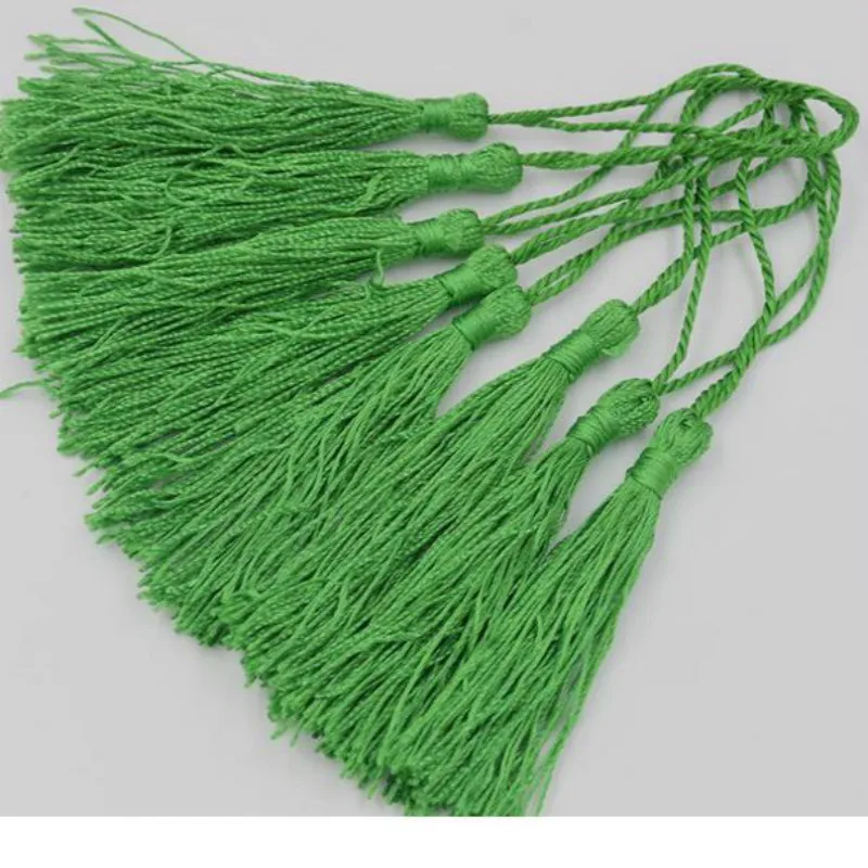 10 шт. Мини Короткая подвеска из хлопка с кисточками ручной работы для