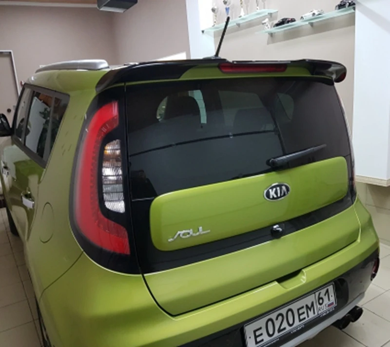 Для Kia Soul 2016 2018 Спойлер ABS Материал заднее крыло автомобиля праймер цвет задний
