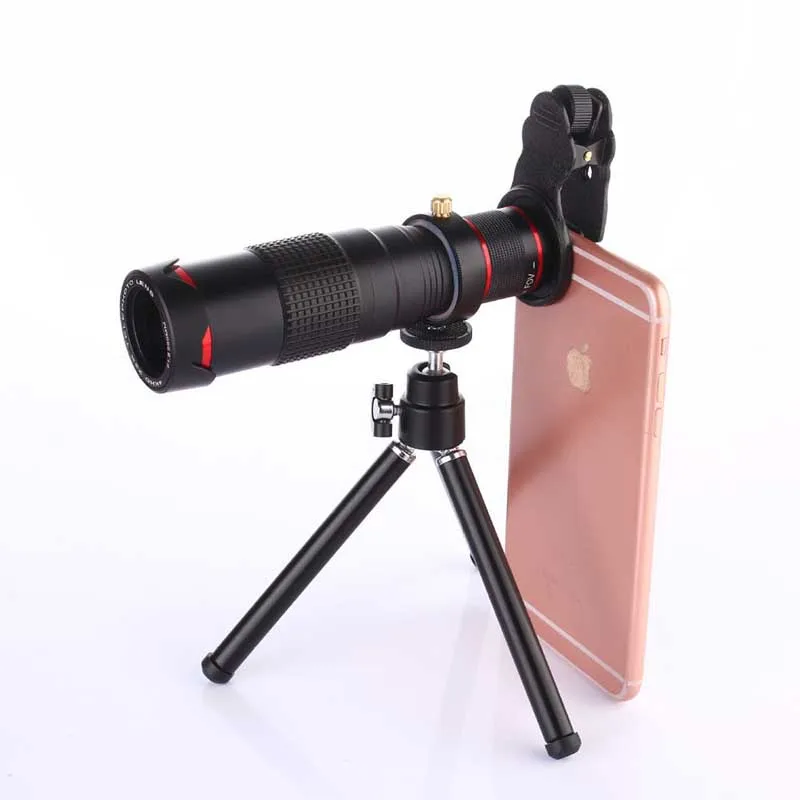 Универсальный клип 22x двойной зум телефото телескоп 4K HD объектив телефона для iPhone