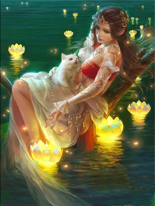 Алмазная вышивка 5D сделай сам картина с полными квадратными/круглыми стразами