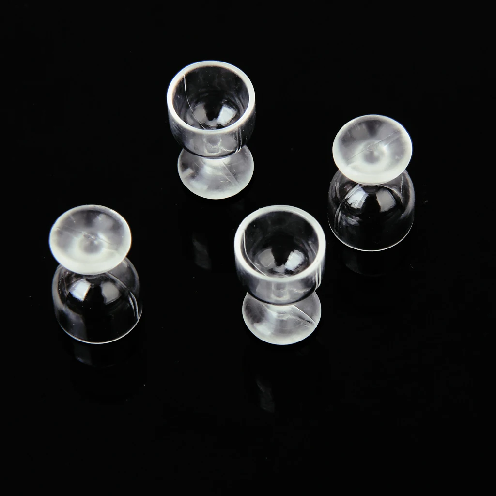 

4Pcs 1/12 Scale Dollhouse Miniature Kitchen Dinner Wine Goblet Cup Set Doll House Decor Classic Toys for Children Kids Toys Gift