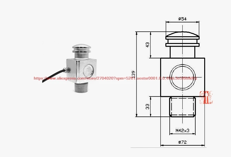 20т датчик взвешивания специально для сухого порошкового раствора бак JHBT-GH |