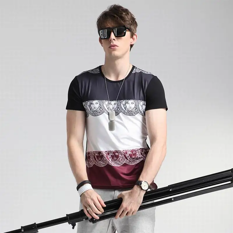 2018 Лето Европа Новый Стиль Мода Повседневная футболка бренд High-End Костюмы круглым