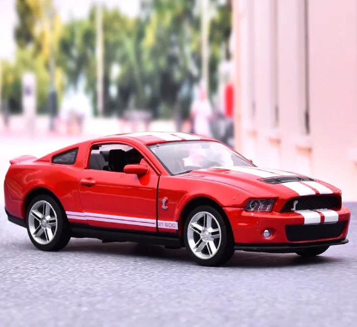 Реалистичные 1:32 Форд Шелби GT500 Литые и игрушечные автомобили модель автомобиля