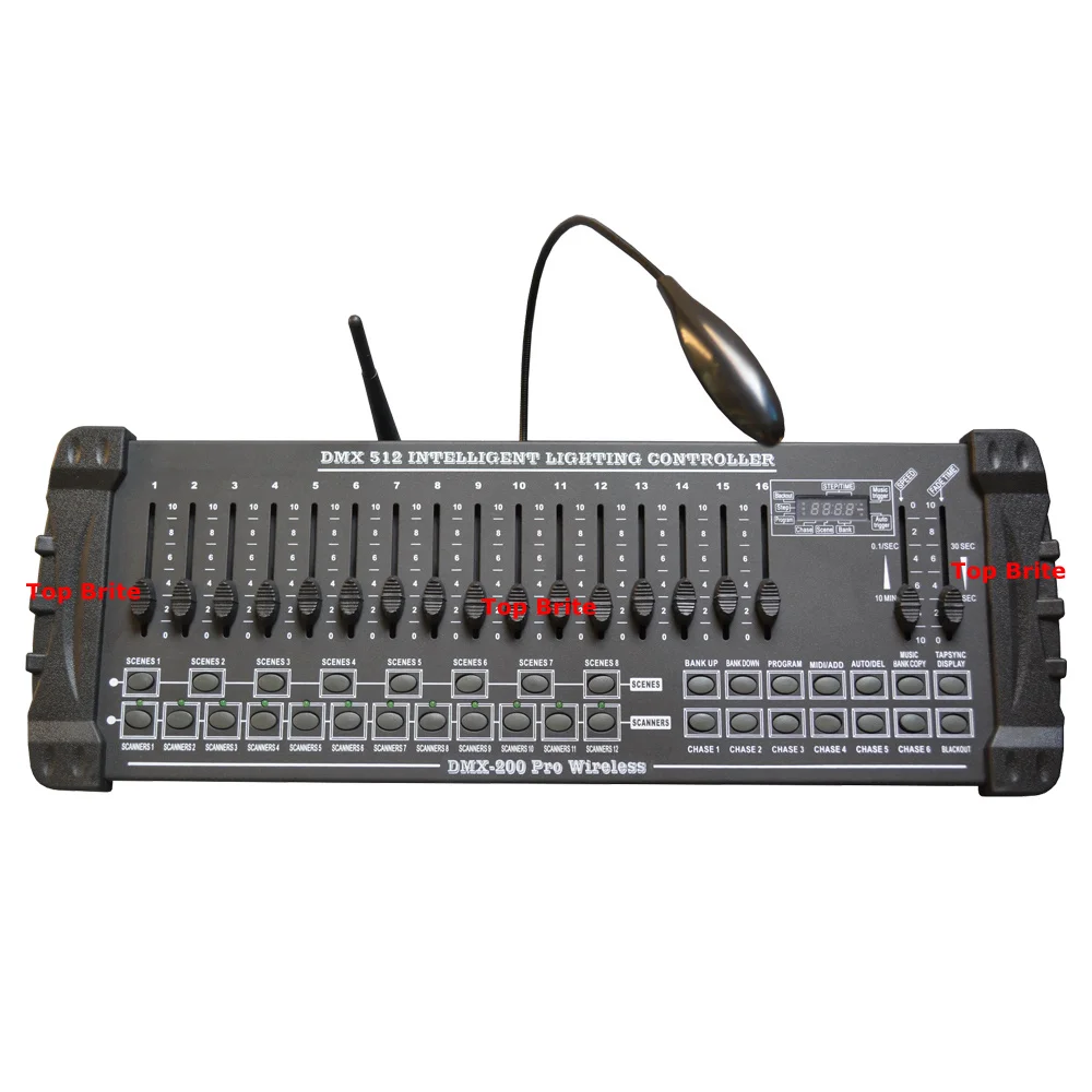2xlot заводская цена DMX-200 беспроводной контроллер сценическое освещение DJ