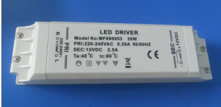 

12V/30W constant voltage led driver,AC100-240V input