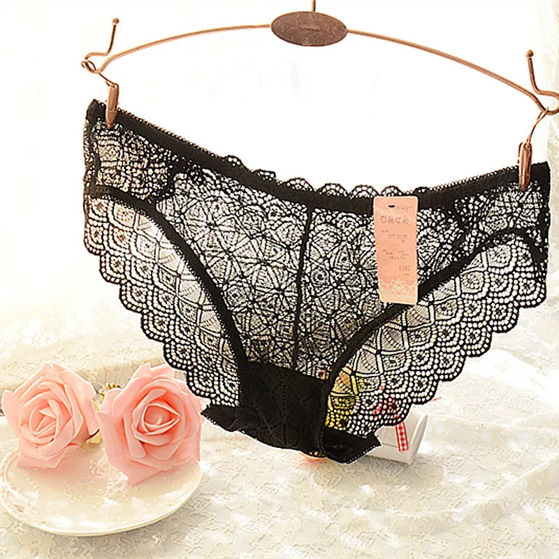 Трусики женские 2017 bragas стринги сексуальные трусы Талия Полые бесшовные кружева
