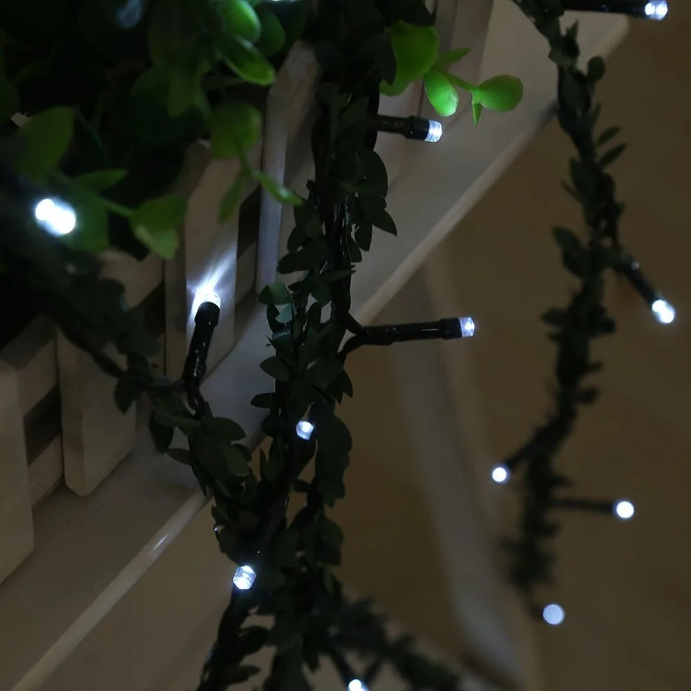 ICOCO 10 m LED rattan solar light string Christmas day indoor outdoor decorative lamp | Лампы и освещение