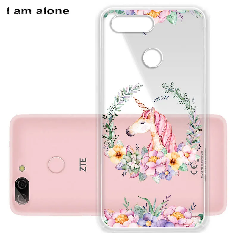 Solf TPU BT62 Чехлы для телефонов I am alone для zte Blade V9 Vita, 5,45 дюймов, мягкие сумки из ТПУ, Модный милый мобильный телефон для zte V9 Vita - Цвет: Solf TPU BT62