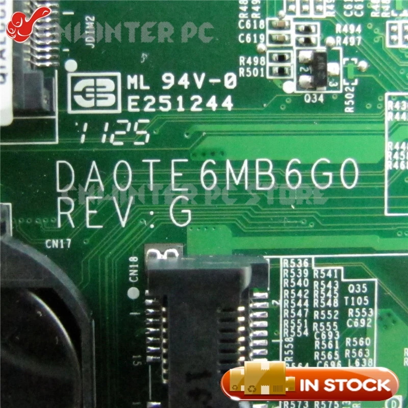 Материнская плата NOKOTION DA0TE6MB6G0 REV G A000093490 для ноутбука Toshiba Satellite L745 L745D EME350 CPU DDR3|cpu