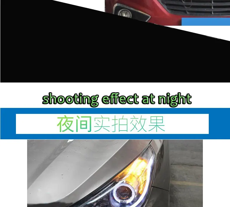 DY_L автомобильный Стайлинг Головной фонарь для hyundai IX35 2010-2012 светодиодный фары DRL H7/D2H HID Xenon bi xenon объектив