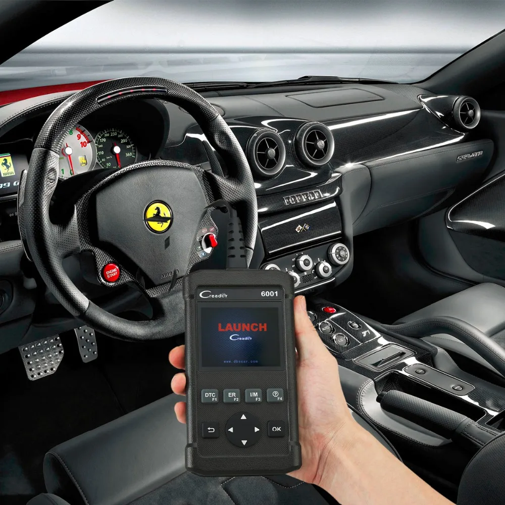 Launch Creader 6001 obd2 инструмент сканирования читальный кодов с управлением бортовой