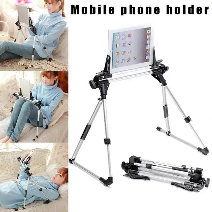 Tablet Mobile Phone Stand Holder Adjustable Foldable for Bed Sofa Desk Floor ND998