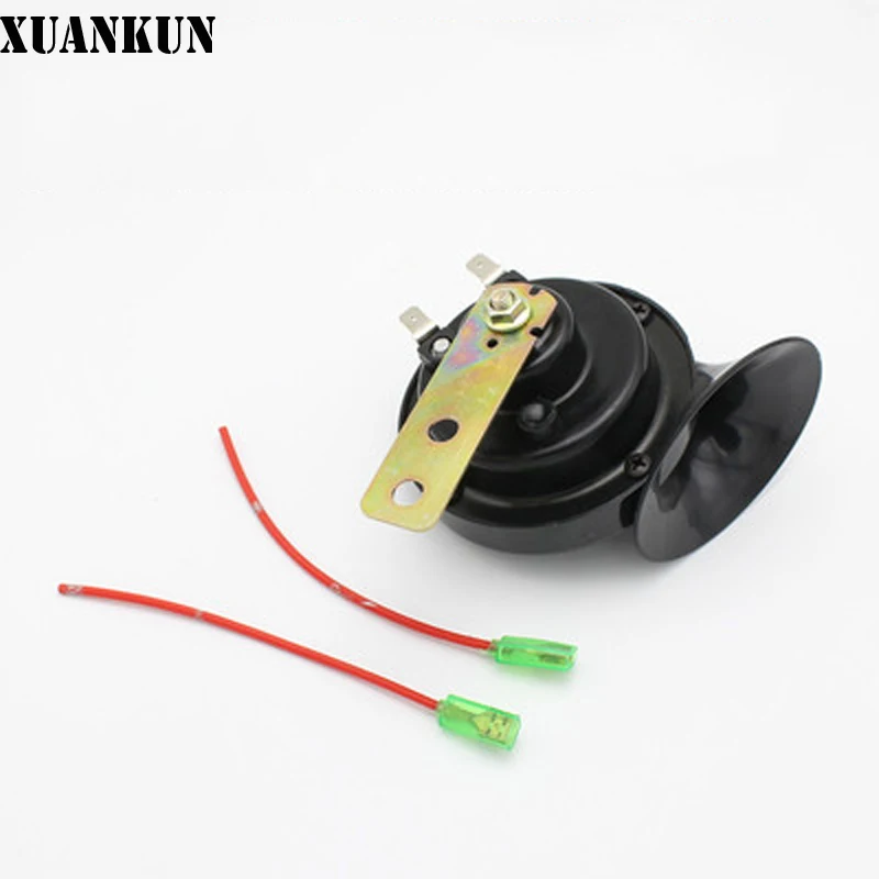 XUANKUN Электромобиль, мотоцикл модификации Рог 60 V 48 V 12 V клаксон "улитка" ВЧ автомобиля громкий звонок - Цвет: 60V