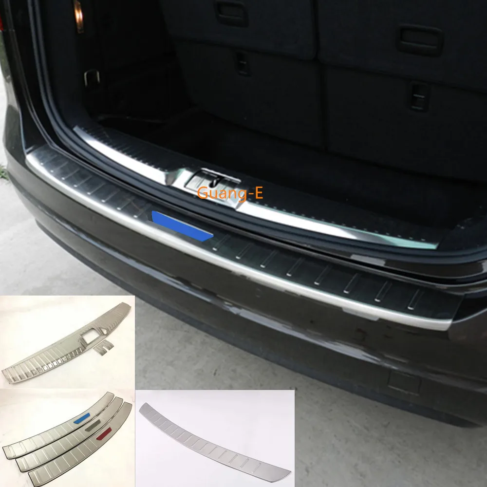 

For Volkswagen VW Sharan 2016 2017 2018 2019 Car Inner Inside Rear Back Bumper Trim Outside Scuff Sill Trunk Plate Pedal