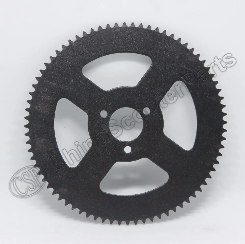 Задняя звездочка 60 62 64 66 68 70 72 74 76 78 80 T зуб 25H 26 мм Мини Мото ATV Quad Dirt Pit Pocket Bike Chopper 47CC
